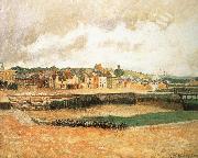 Camille Pissarro Fishing port France oil painting artist